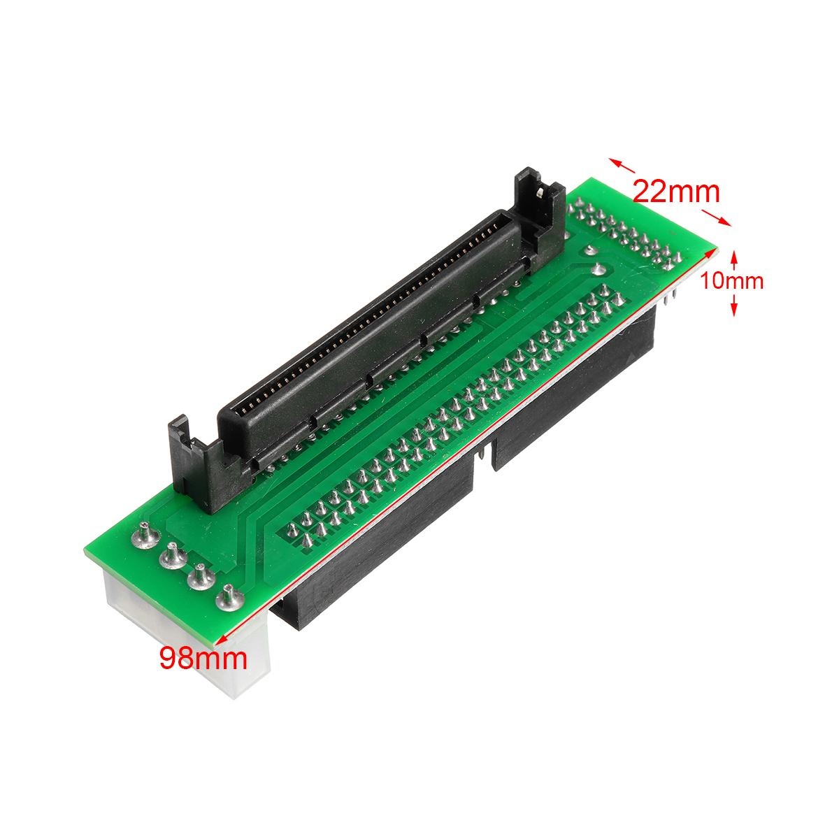 SCSI SCA 80 PIN TO 50 PIN SCSI Adapter SCA 80 PIN TO IDE 50 Male Converter -