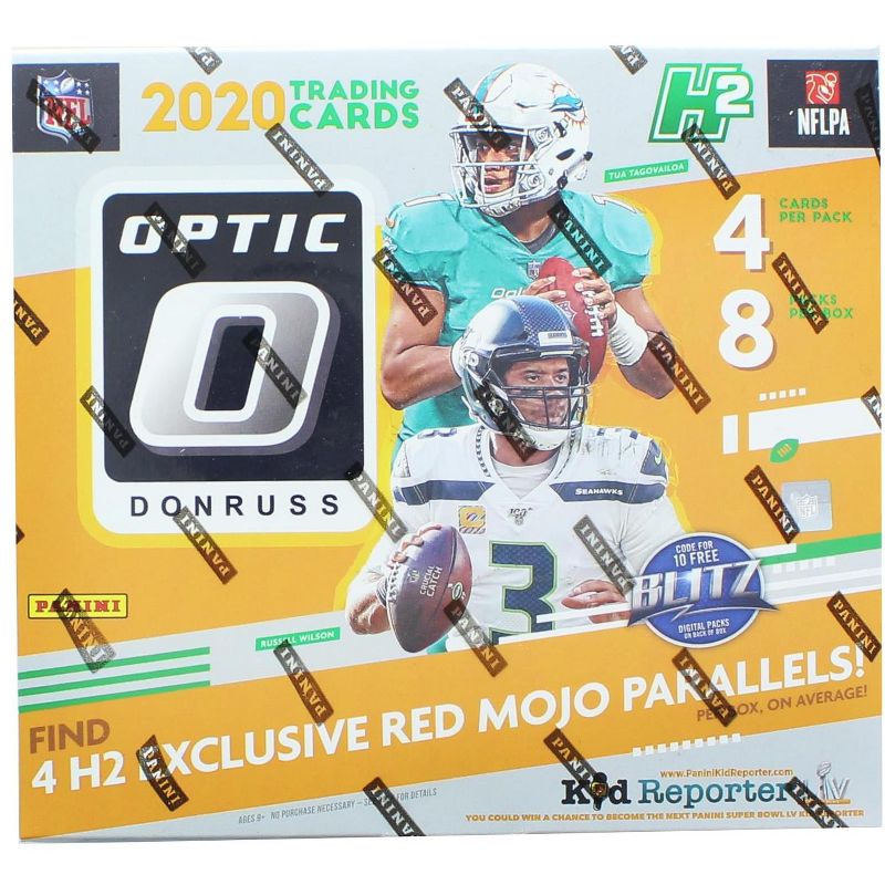 Panini America NFL 2020 Panini Donruss Optic Football Hobby Hybrid Box | 8 Packs