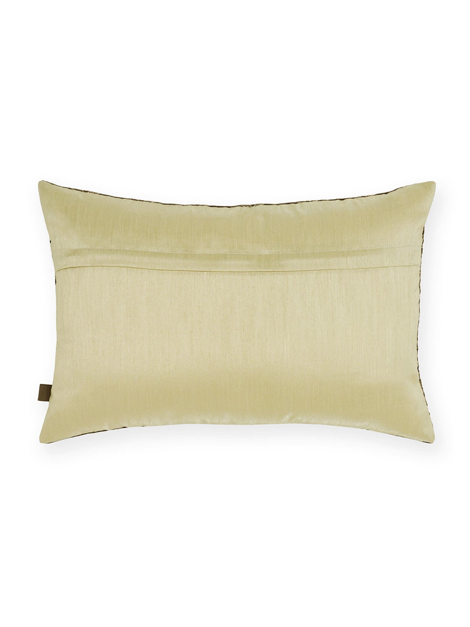 Pure Home and Living Brown
 Velvet Embroidery Cushion Cover