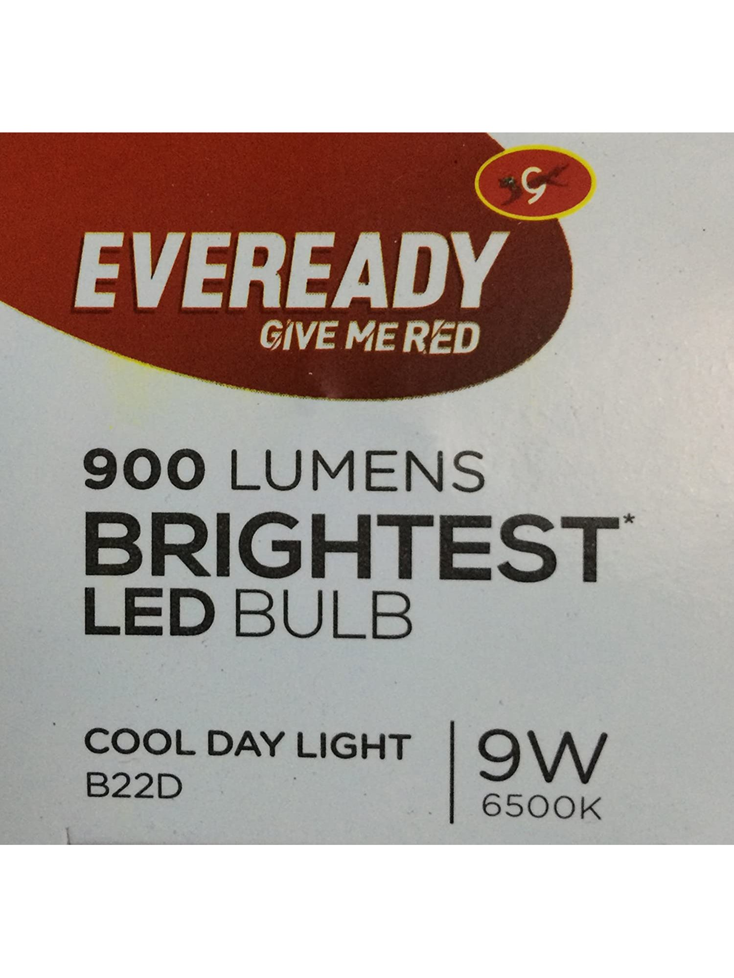 Eveready B22D 9W LED Bulb - Pack of 6 (White)