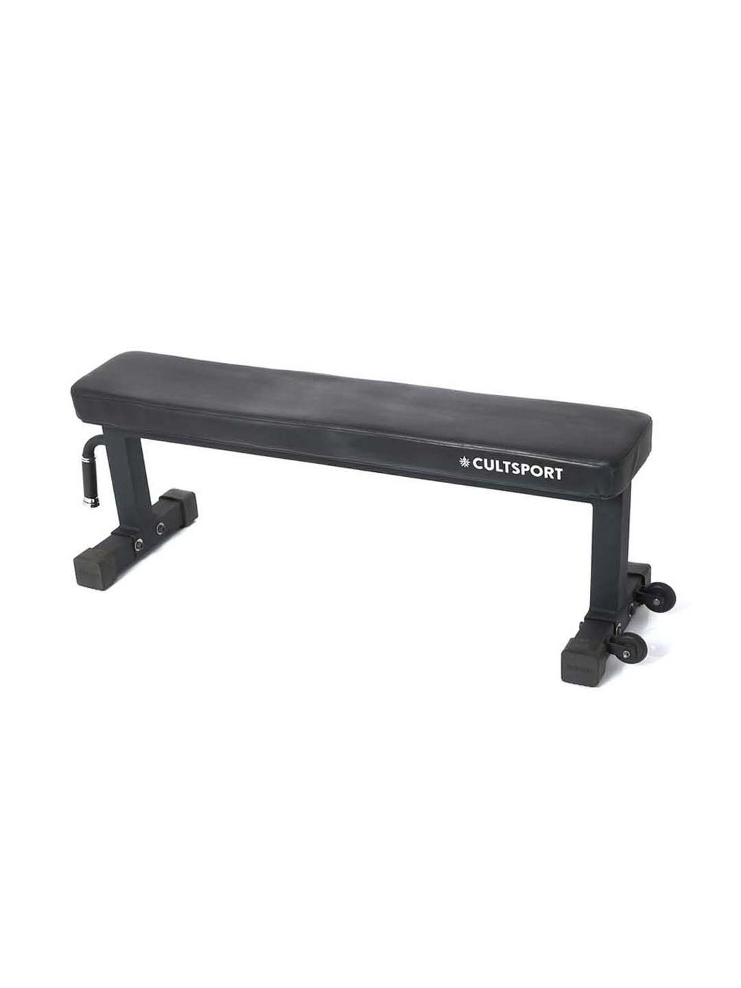 Cultsport Black Flat Workout Bench (55x15x18inch)