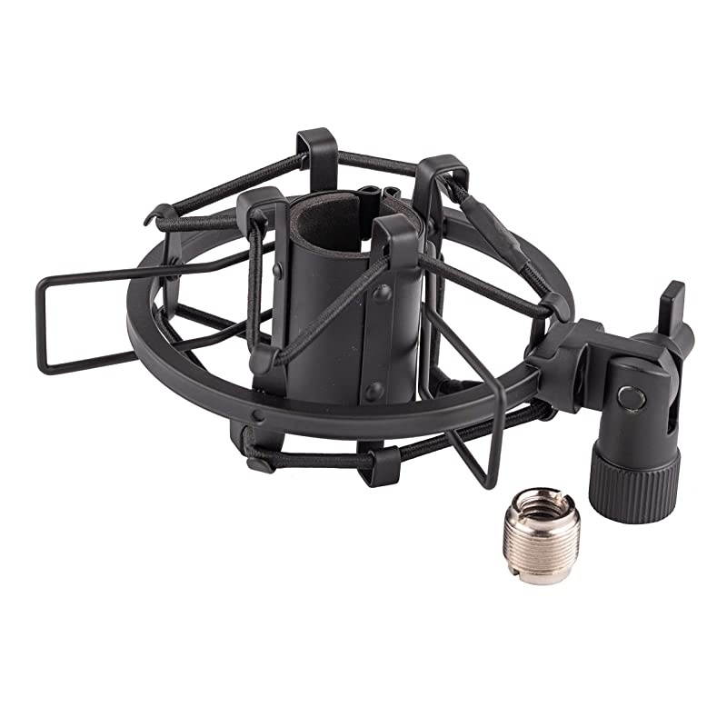 Microphone Shock Mount Holder Clip Mic Anti-Vibration for 22mm-26mm Diameter Dynamic Mic Like Shure SM58 SM57 PAG48 Sennheiser E835 E845 AKG D5S Samson Q7 Q8 Behringer Xm8500