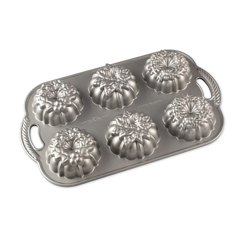 Fat Daddio's RMP-10 Anodized Aluminum Ring Mold Cake Baking Pan, 10 x 3.5 Inches