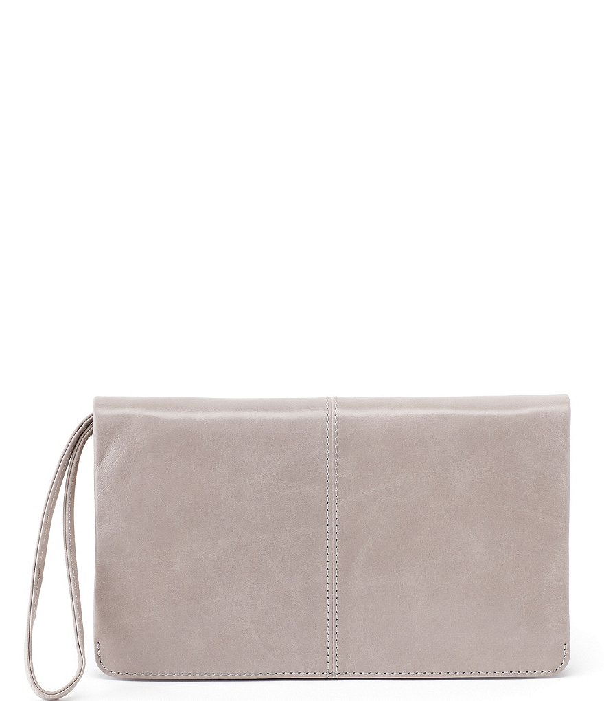 HOBO Link Leather Zip Wristlet