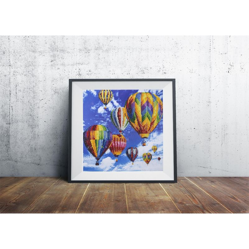 Leisure Arts Diamond Art Advanced Kit 15.75"X14.6"-Balloons