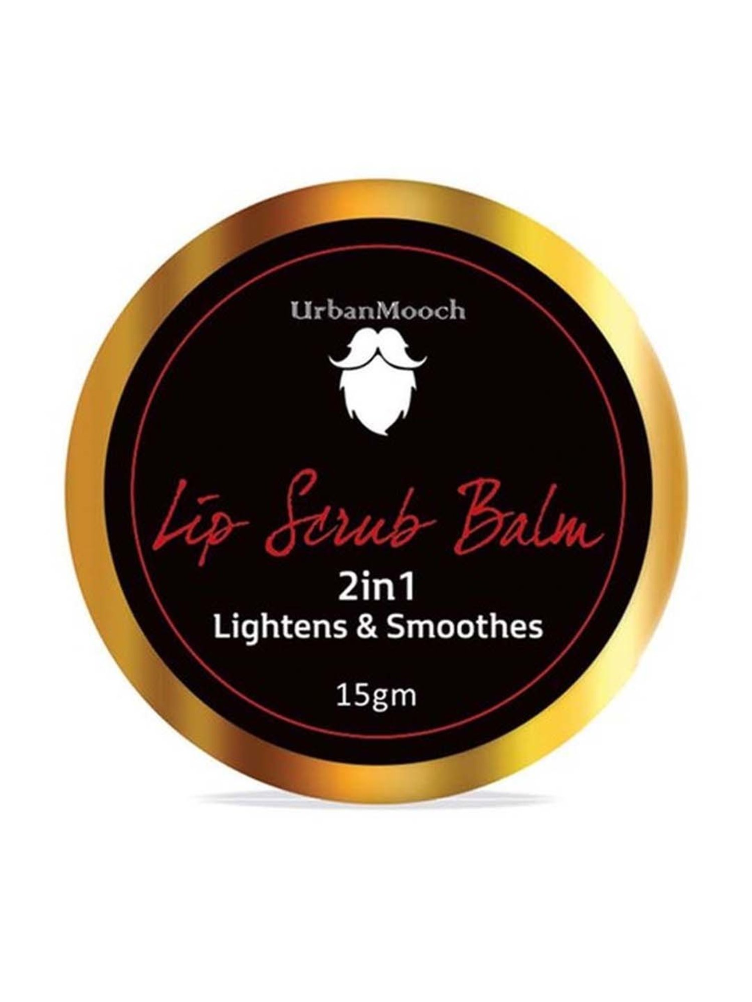 UrbanMooch Lip Scrub Balm 2 in 1 Lightens & Smoothen - 15 gm