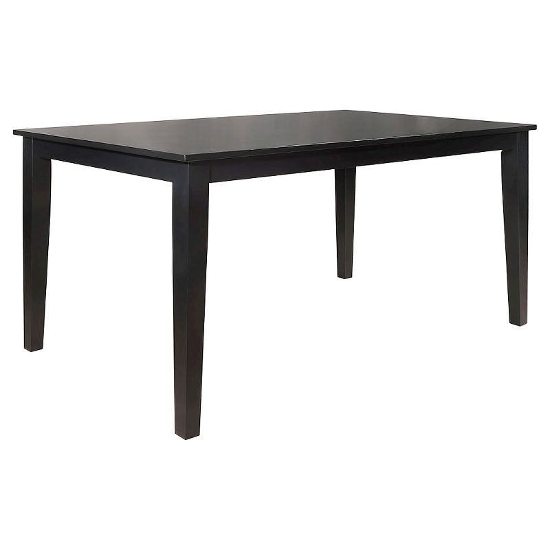 5pc Hartsell Black Dining Set - Ladder Back Chair