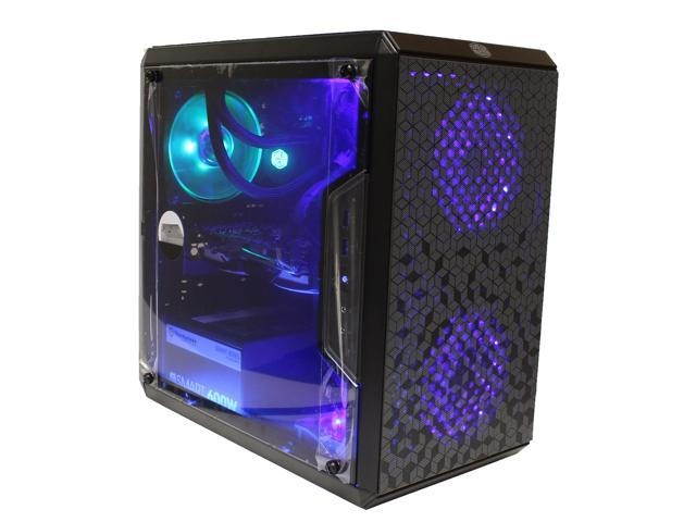 Custom PRC Ryzen Gaming PC AMD Ryzen 3 1300X 3.5GHz Quad-Core 16GB Crucial Ballistix DDR4 AMD Radeon RX 570 8GB GDDR5 HDMI VR Ready 500GB m.2 SSD 1TB HD 1200 Mbps 802.11ac WiFi LG DVDRW Windows 10 Pro