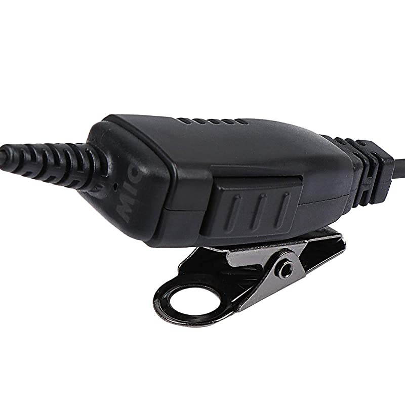 Walkie Talkie Earpiece 1 Pin G Shape Earpiece Headset with Mic PTT for Motorola SL300 SL7550 7580 7590 SL4000 SL1M 2 Way Radio 5 Pack