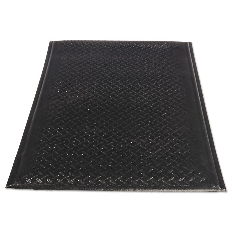 2'x3' Rectangle Solid Floor Mat Black - Guardian