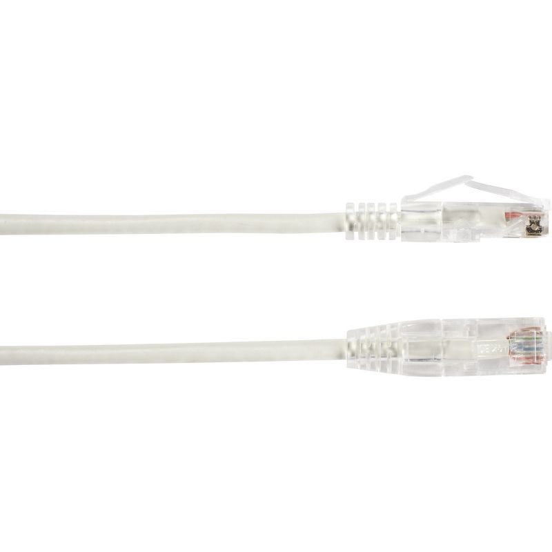Black Box CAT6A UTP Slim-Net Patch Cable, 28AWG, 500-MHz, PVC - 19.69 ft Category 6a Network Cable for Patch Panel, Network Device