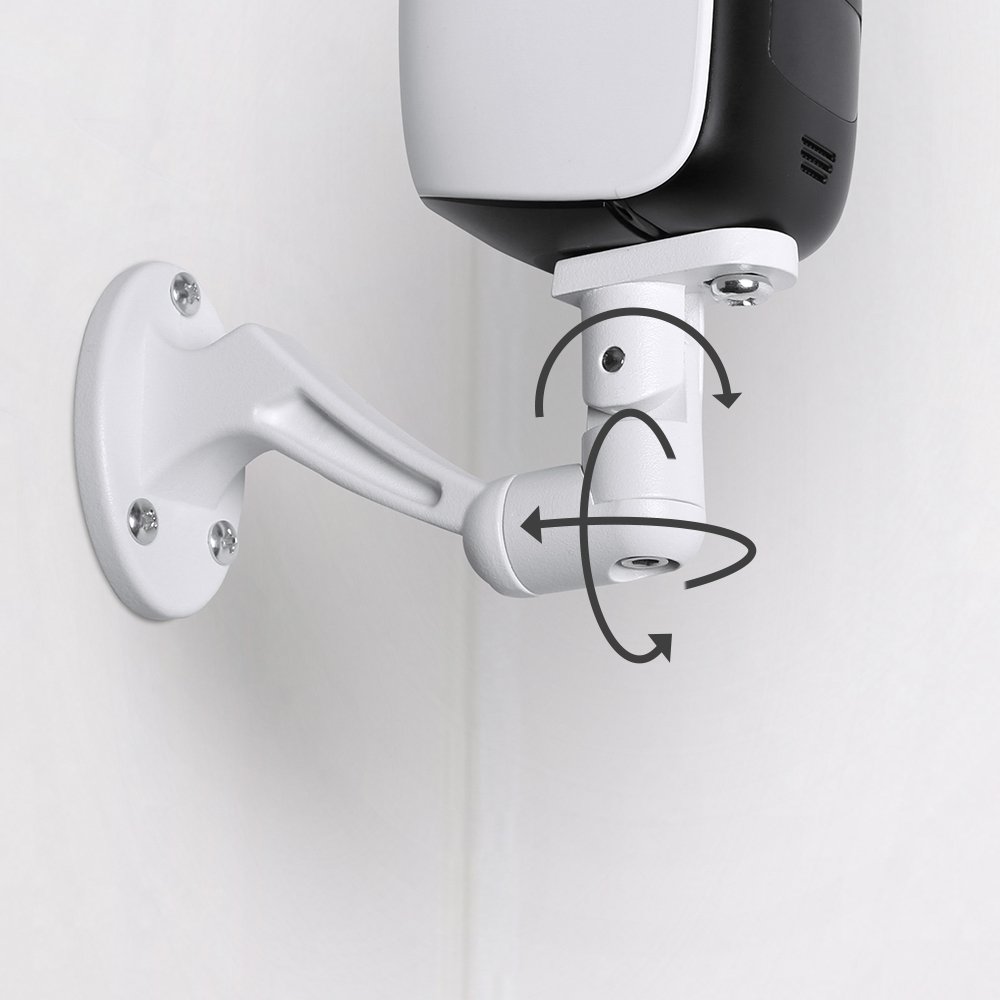 Foscam FAB01 Aluminum Alloy Security Camera Mounting Bracket for IP Camera WiFi Camera, Indoor or Outdoor, Anti-Rust, All Installation Accessories Included