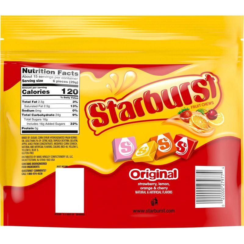 Starburst Original Sharing Size Chewy Candy - 15.6oz