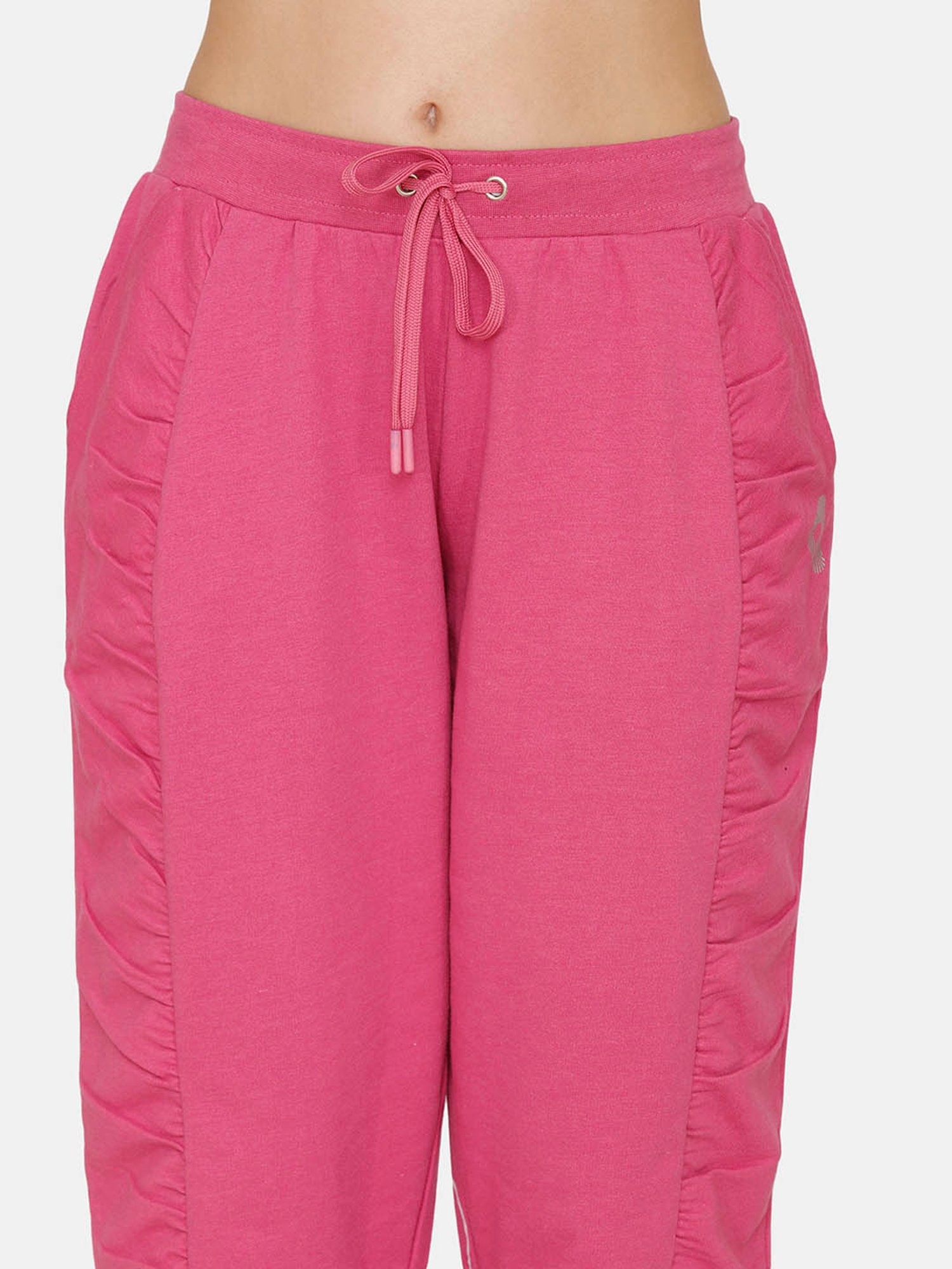 Zelocity by Zivame Pink Regular Fit Trackpants