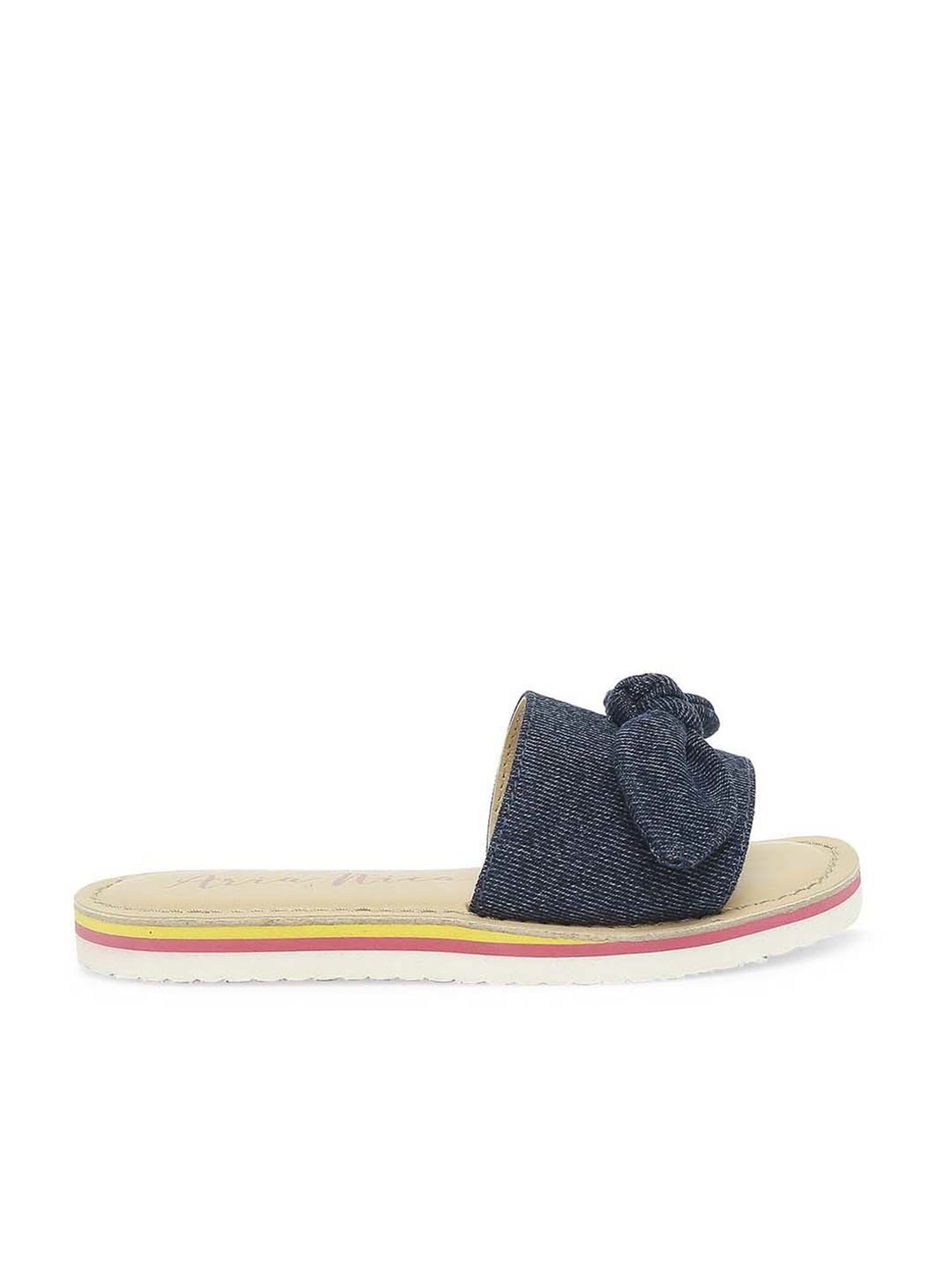 Aria Nica Kids PLAY Blue Casual Slides