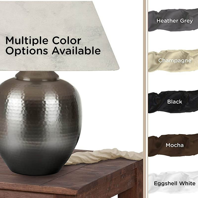 Champagne Fabric Cord Cover 2 Pack 6 ft Hides Lamps Light Fixtures and Desks Cable Management Easy Installation 48660