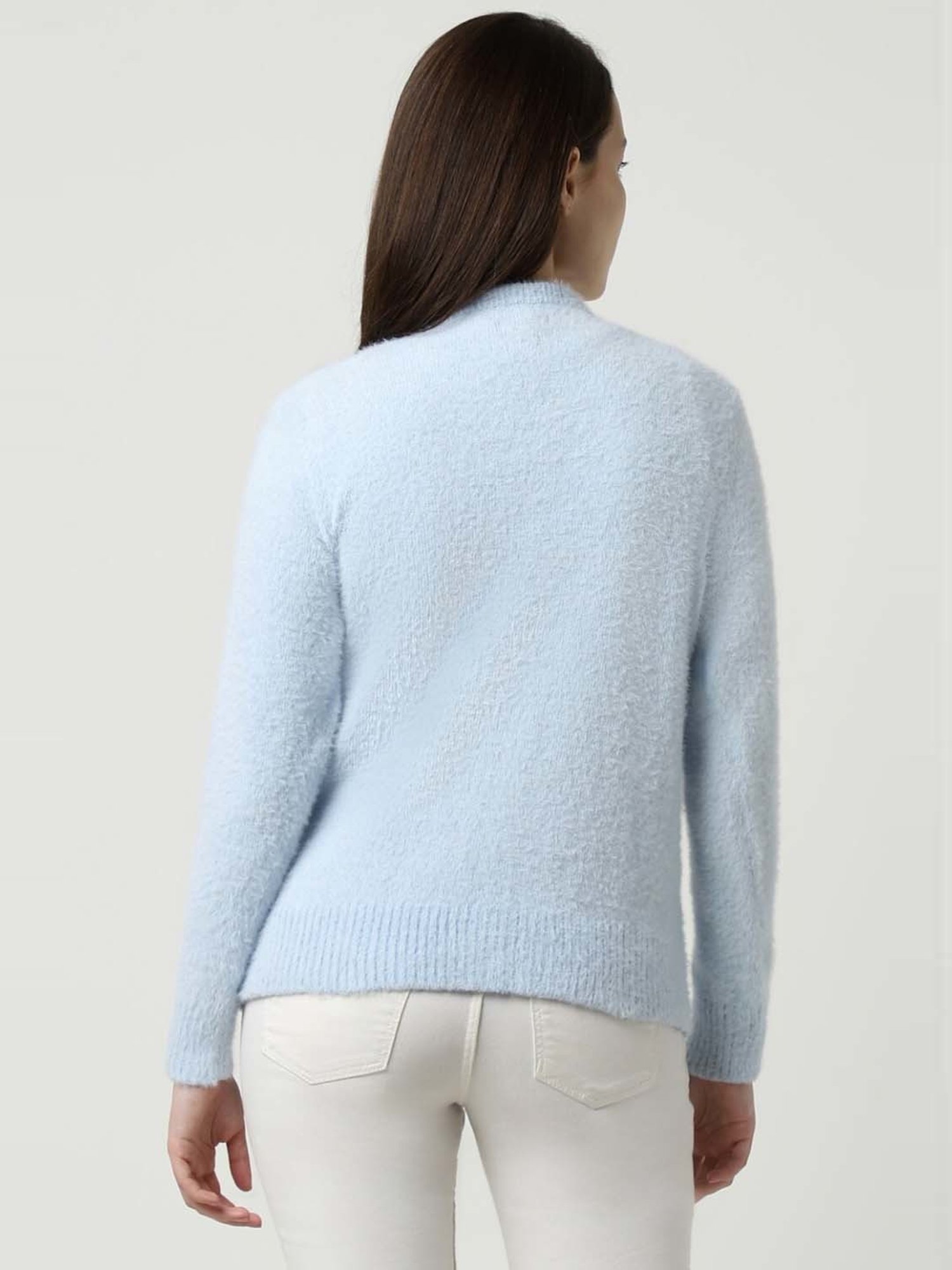 Van Heusen Blue Embroidered Cardigan