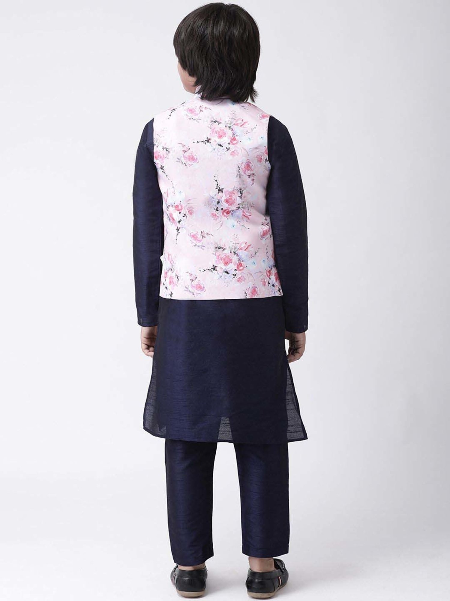 Hangup Plus Kids Multicolor Printed Full Sleeves Kurta Set