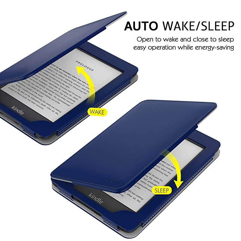 Case Fits AllNew Kindle 10th Generation 2019 Kindle 8th Generation 2016 Premium Protective Cover Shell with Auto WakeSleep Function Indigo