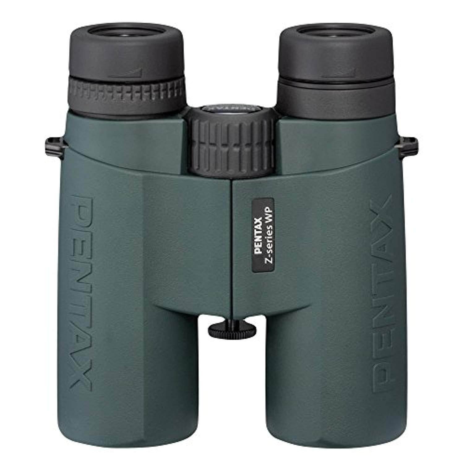 Pentax 10x43 ZD Series WP Roof Prism Binocular, 6.0 Degree Angle of View, Green