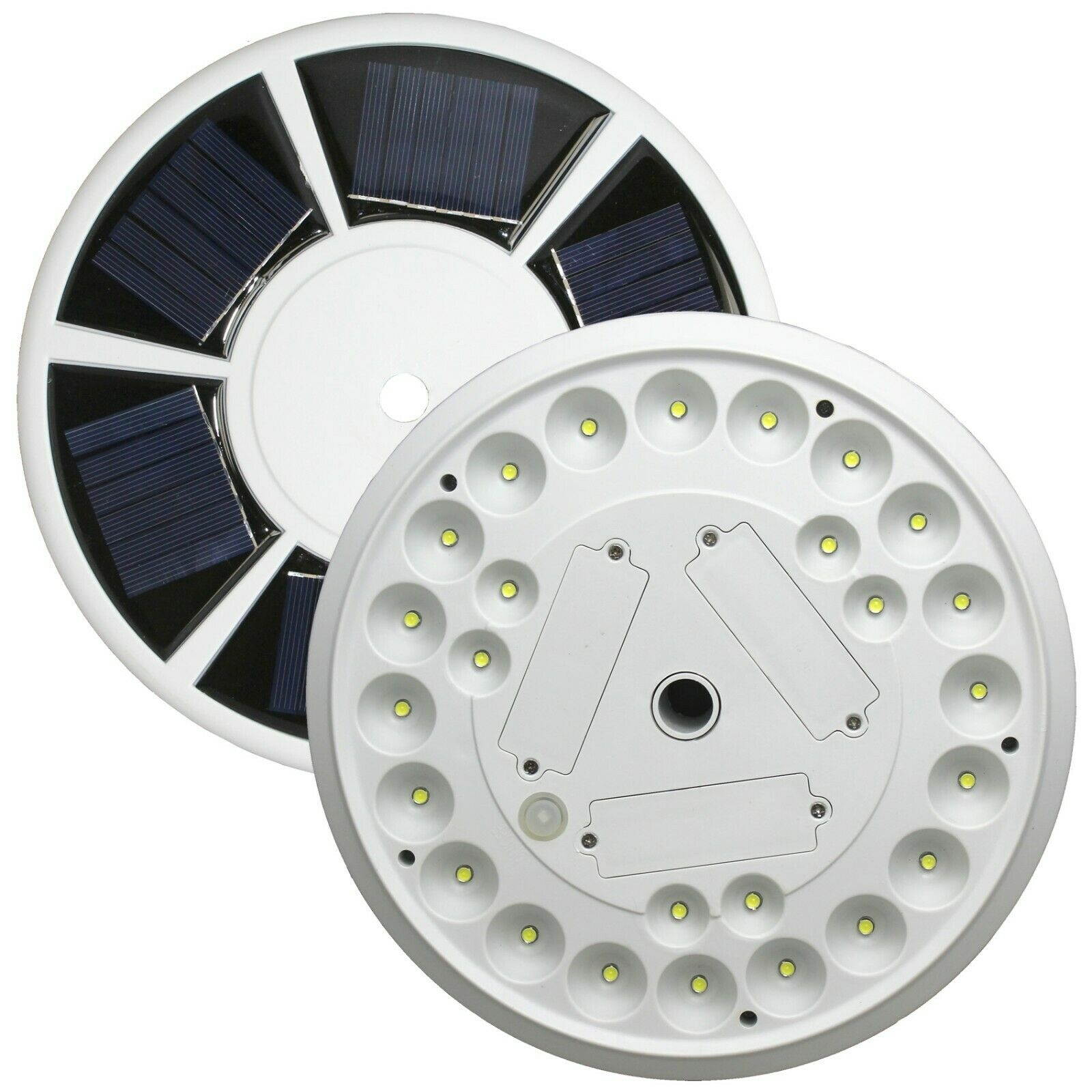 SHIPS FROM US Solar Flagpole Light 26LEDs Top Mount +Camping Garden Dusk to Dawn