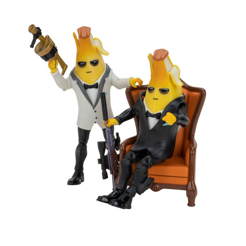 Fortnite Agent's Room & Agent Peely Action Figure 4pk