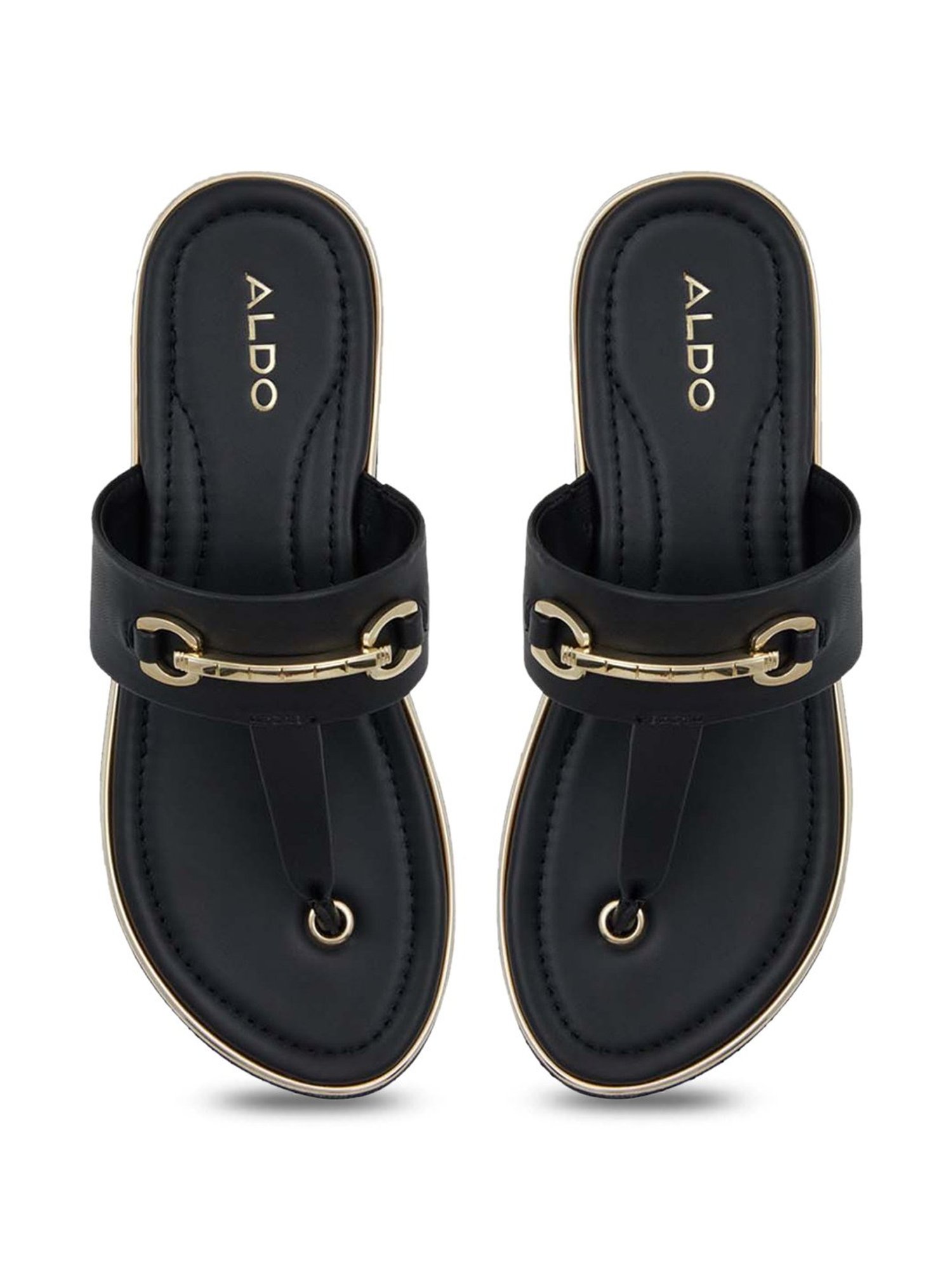 Aldo Women's Deverena Black Thong Sandals
