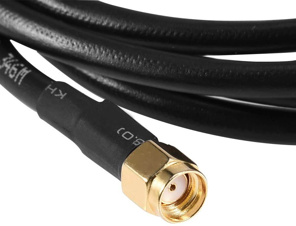 Yoidesu Directional Wireless Yagi Antenna 25dBi 2.4GHz WiFi Antenna with RP-SMA Connector 2M Cable for Wireless Network Router Reapter USB Adapter IP Camera