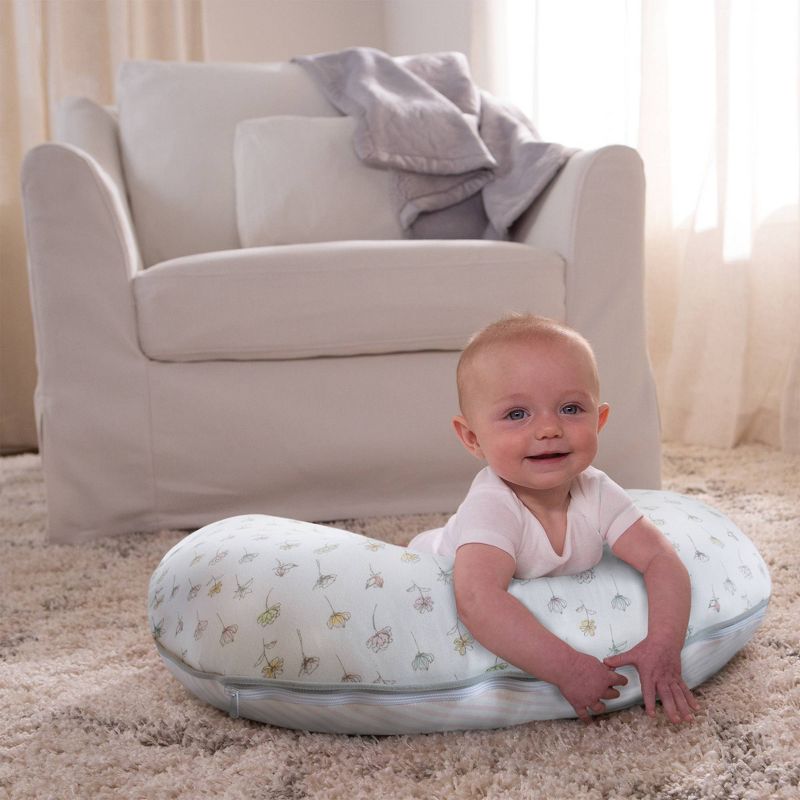 Boppy Original Feeding and Infant Support Pillow - Floral Stripes