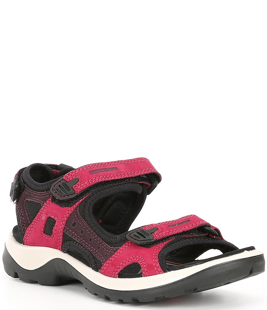 ECCO Yucatan Adjustable Strap Leather Sandals