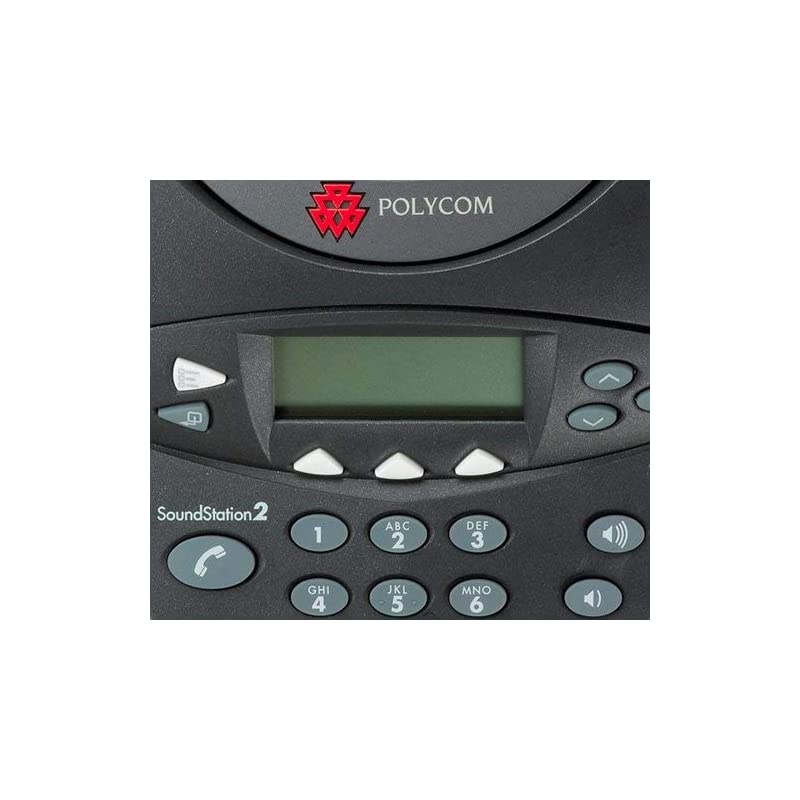 SoundStation 2 EX with 2 Mics Included (2200-16200-001)+(2200-16155-001) (Renewed)