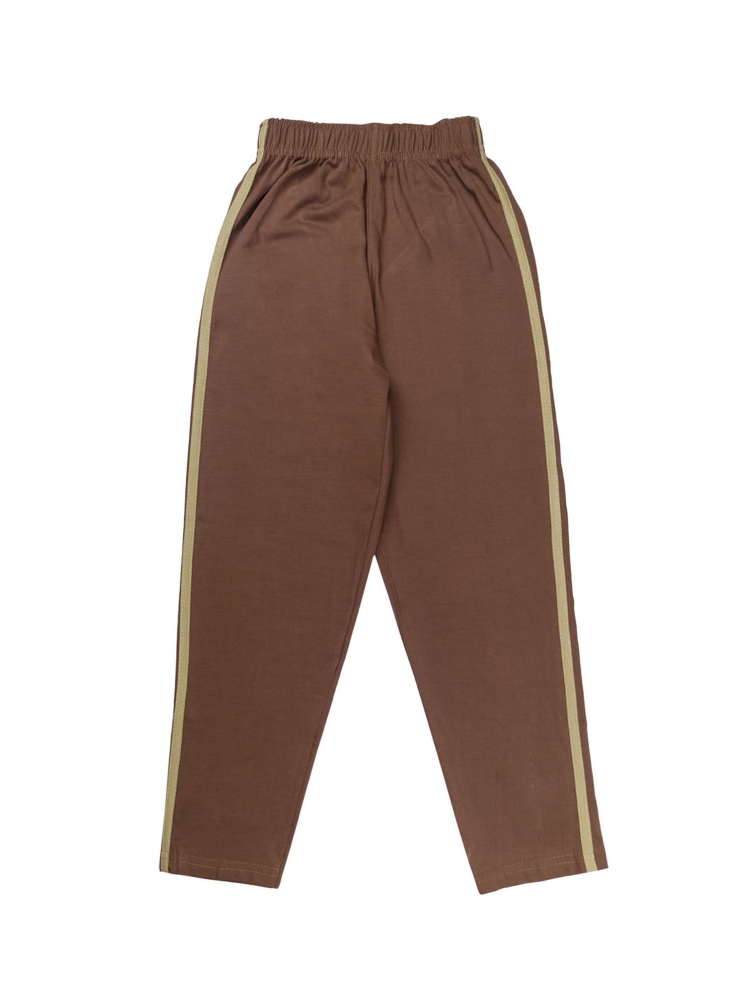 Todd N Teen Kids Printed Green & Brown T-Shirt with Trackpants