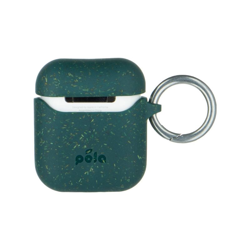 Pela Eco-Friendly Apple AirPods Gen 1&2 Case Compatible with Wireless Charging - Green