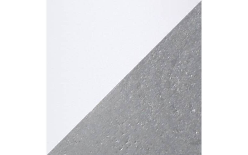 Wood Interlocked Triangular Table Lamp with Fabric Shade Gray - Simple Designs