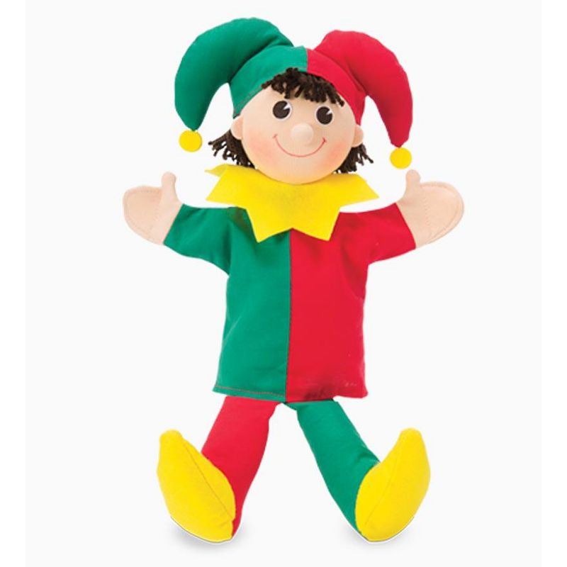 Magic Cabin - Royal Court Hand Puppet for Kids Pretend Play, Jester