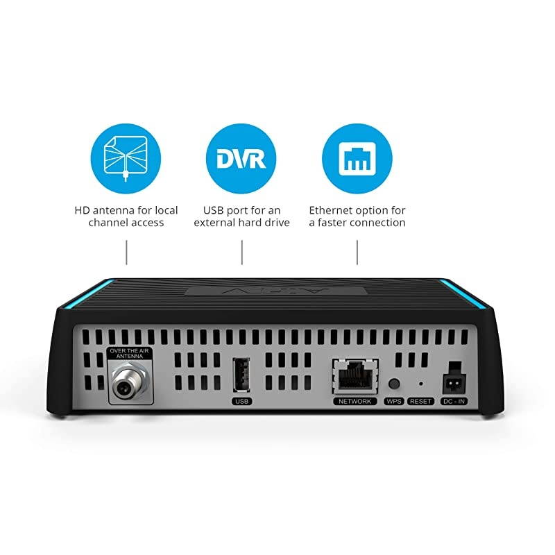 AirTV | Dual-tuner Local Channel Streamer for TVs and Mobile Devices | DVR Capable | Built for TV | Bonus $25 TV Credit