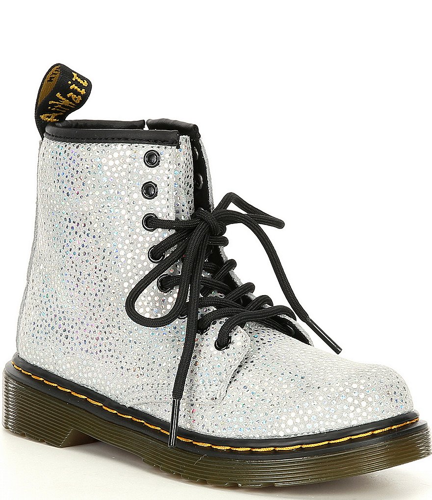 Dr. Martens Girls' 1460 Metallic Suede Boots (Youth)