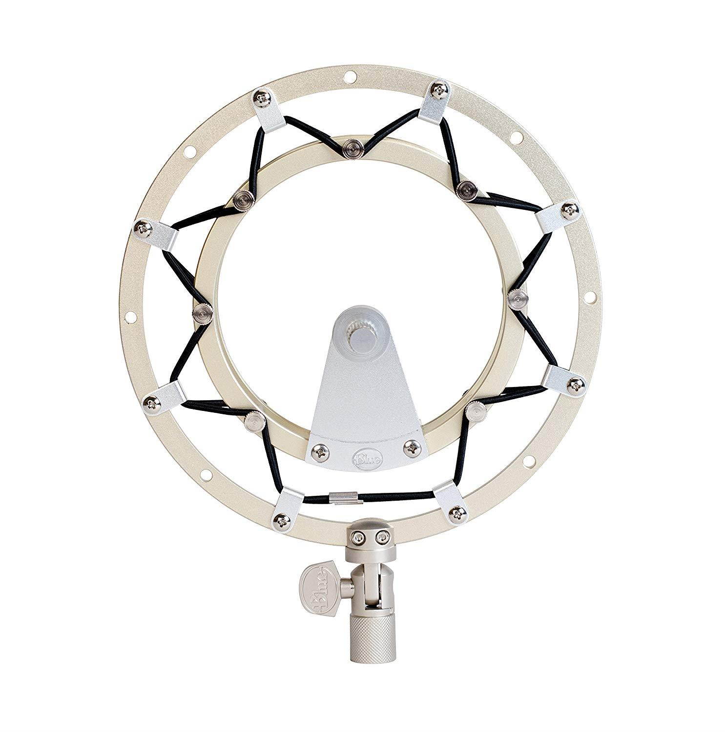 Blue Radius II Microphone Shock Mount for Yeti and Yeti Pro with Improved Hinge Design