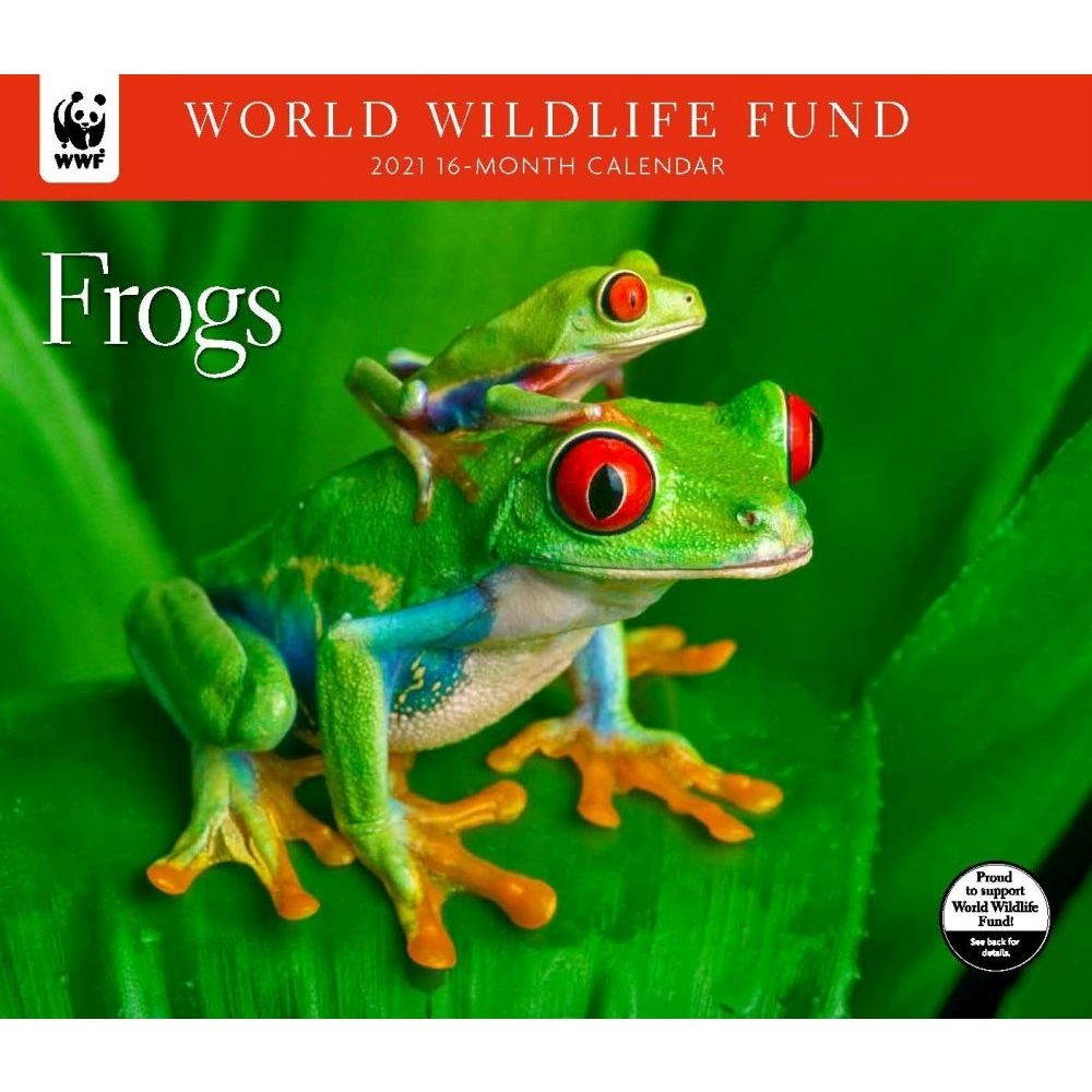 Calendar Ink,  Frogs WWF Wall Calendar 2021