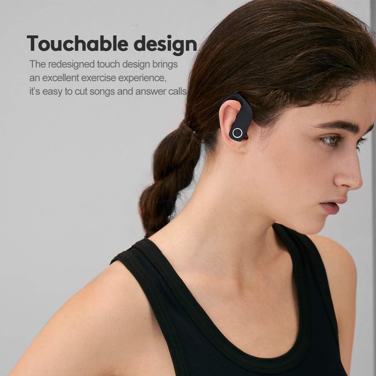 Fashion Wireless Earbuds,Bluetooth 5.0 in-Ear Headset with Mic,Noise Cancelling TWS Earphone with Charging Case,Touch Control Stereo Bass Headphones for Sports and Music