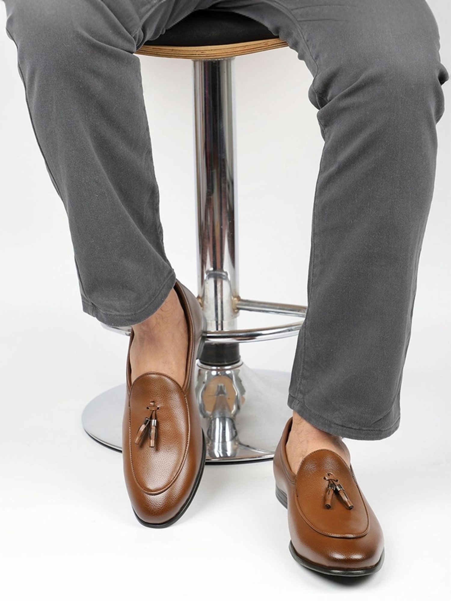 Privo by Inc.5 Men's Tan Formal Mocassins