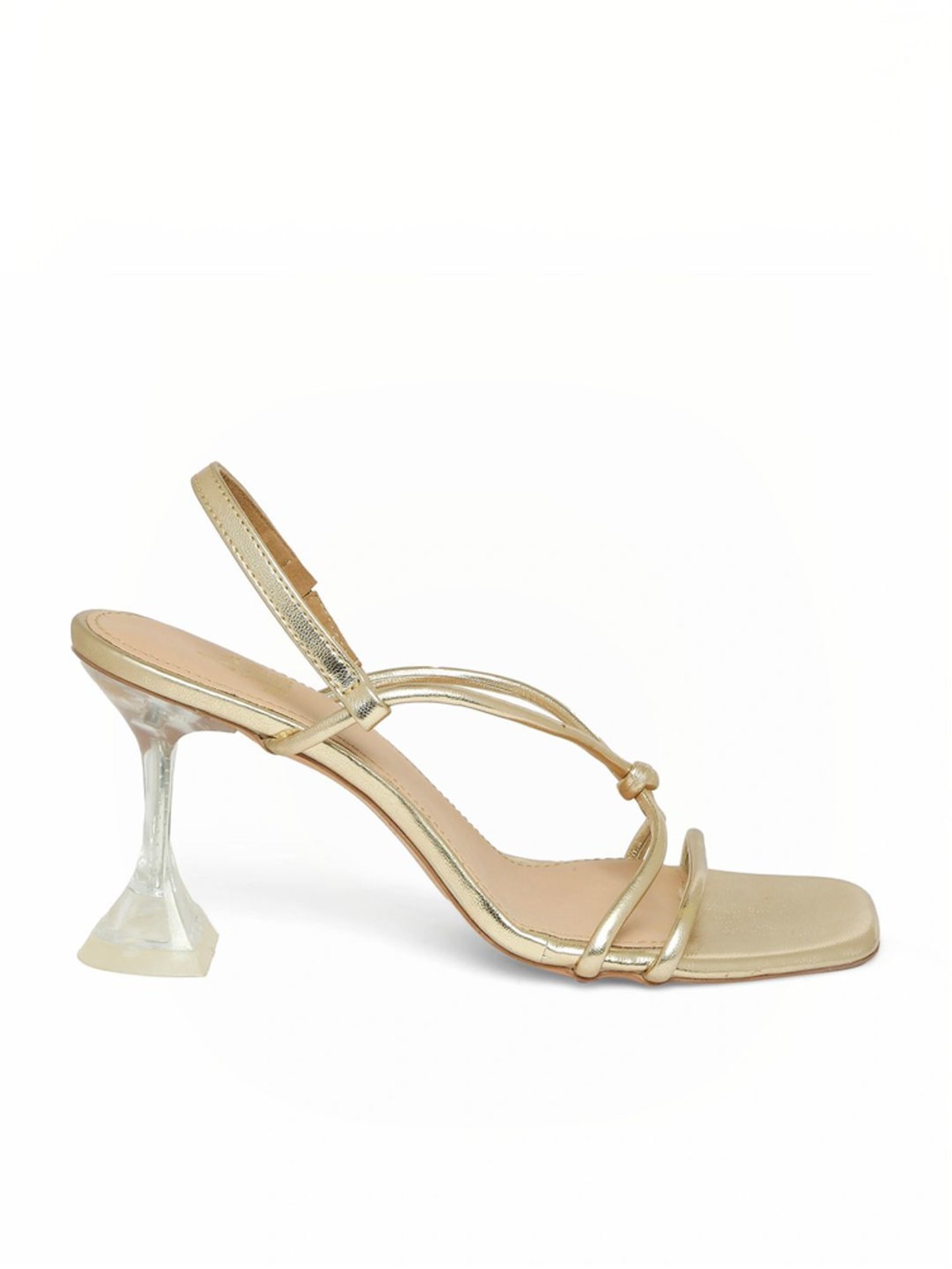 Tao Paris Women's Tanya Gold Sling Back Stilettos