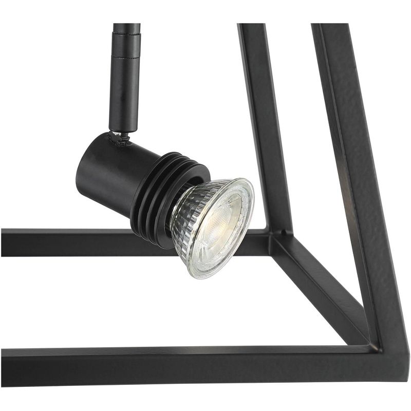 Pro Track Carmel 4-Light Flat Black Cage Track Fixture