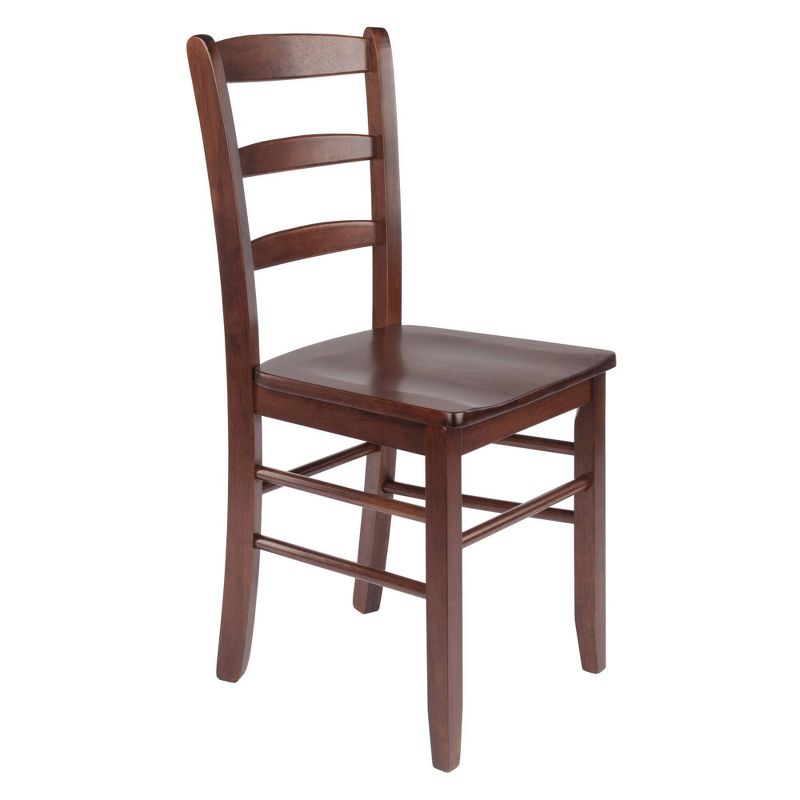 Set of 2 Ladder Back Chair Antique Walnut - Winsome