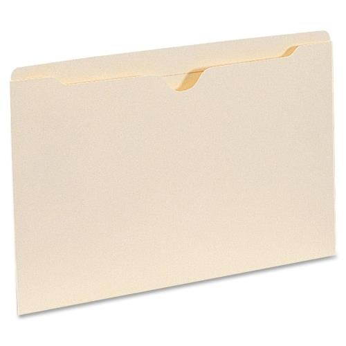 Business Source File Pocket Straight Cut Tab Flat 50 Cap. Legal 100/BX MLA 65800