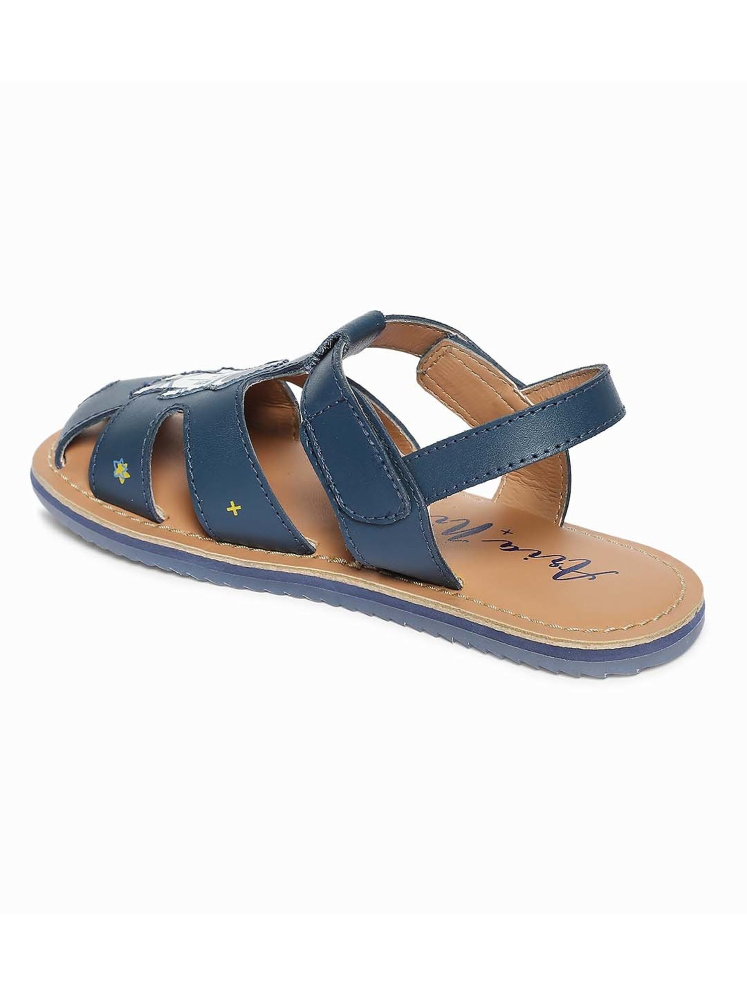 Aria Nica Kids Astro Blue & Beige Casual Sandals