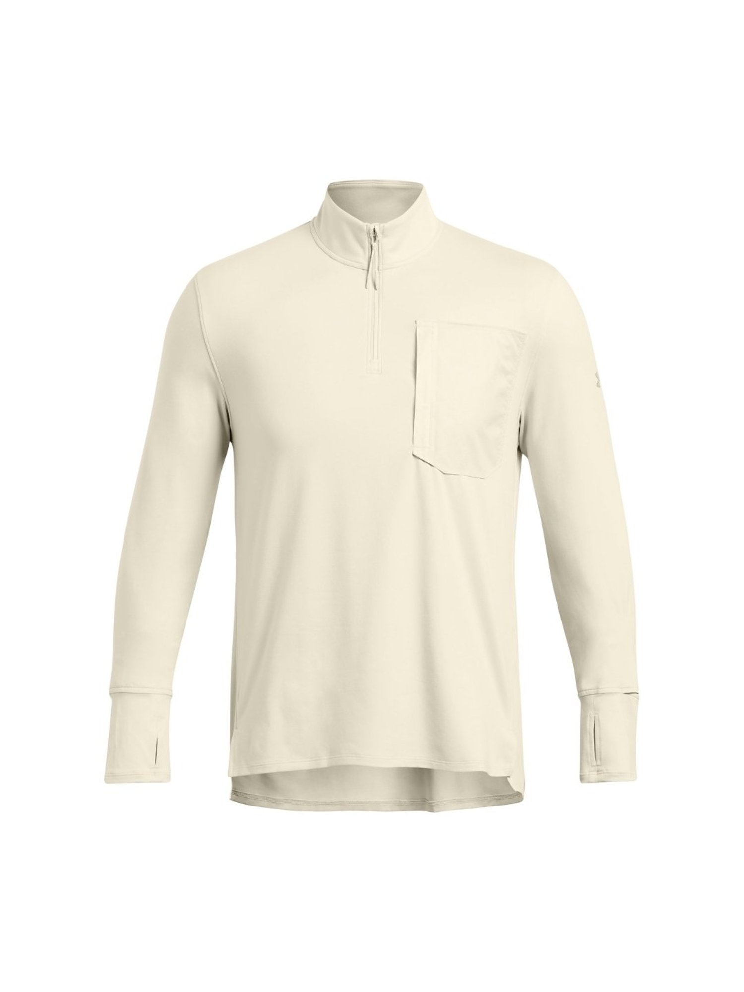 Under Armour Cream Slim Fit Printed T-Shirt