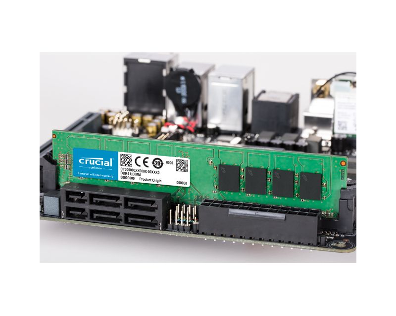 Crucial 16GB DDR4 SDRAM Memory Module - For Desktop PC - 16 GB (2 x 8 GB) - DDR4-3200/PC4-25600 DDR4 SDRAM - CL22 - 1.20 V - Non-ECC - Unbuffered