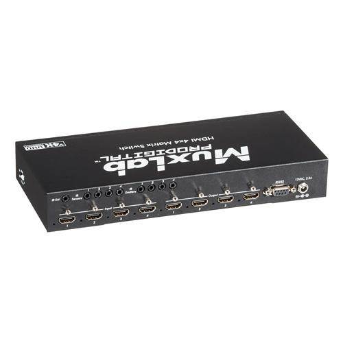 MUXLAB INC 500440 4X4 HDMI TO HDMI MATRIX, 4K
