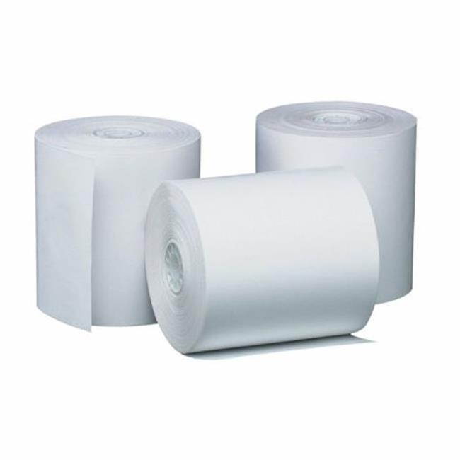 Bond Rolls  2 1/4 in x 150 ft, 100/case, Free Delivery for Standard Register printers: TE1804, TE1806, TE1807, TE1904, TE1914, TE1916, TE1916E Lister, TE1931, TE1933, TE1934.